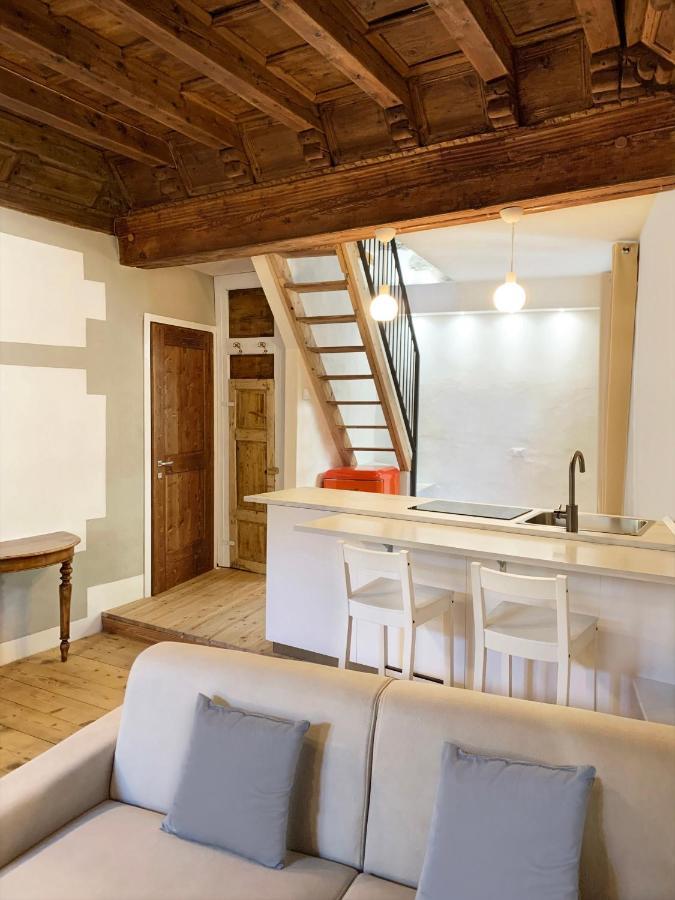 Antica Torre Leilighet Sondrio Eksteriør bilde